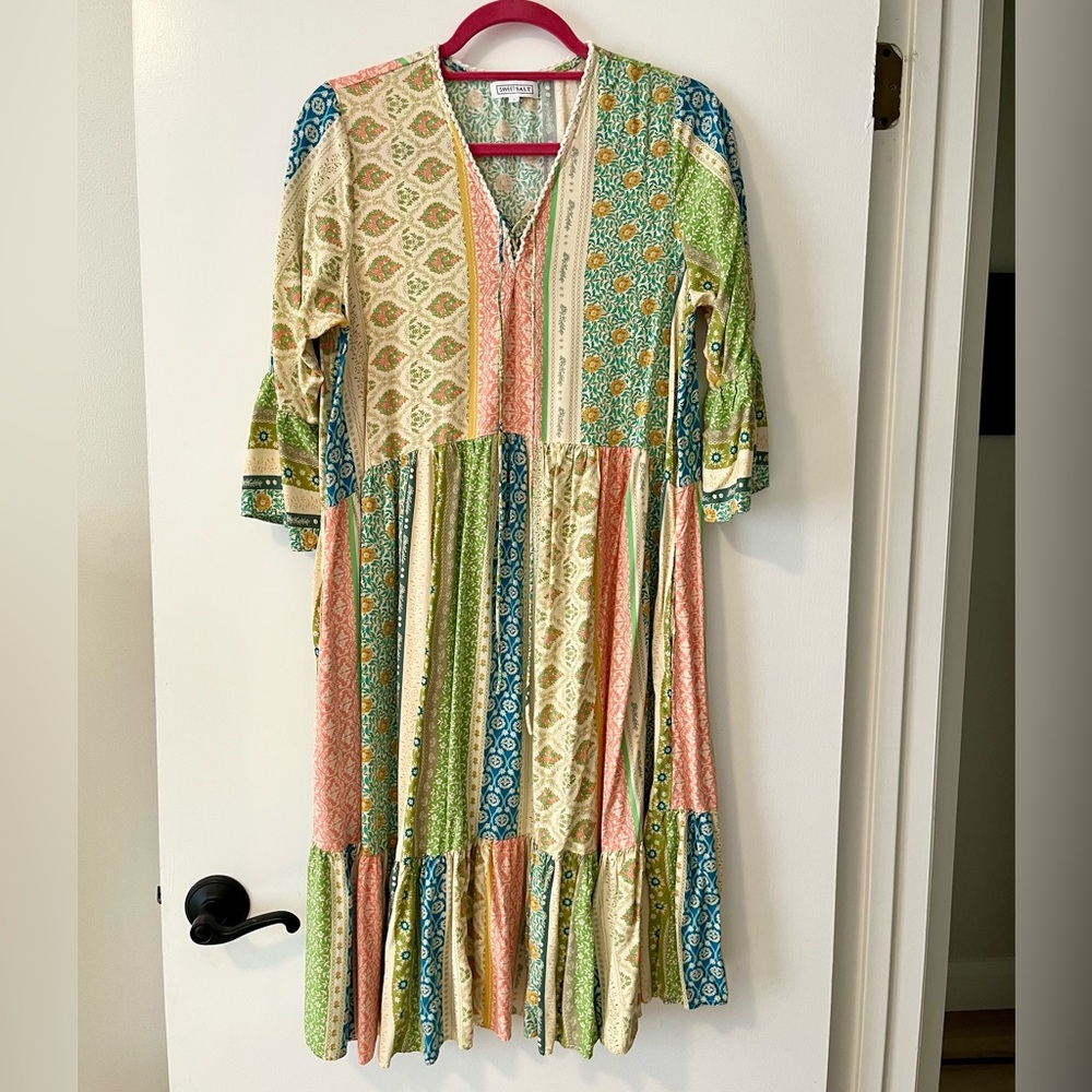 Salty Sweet Mixed Print Dress